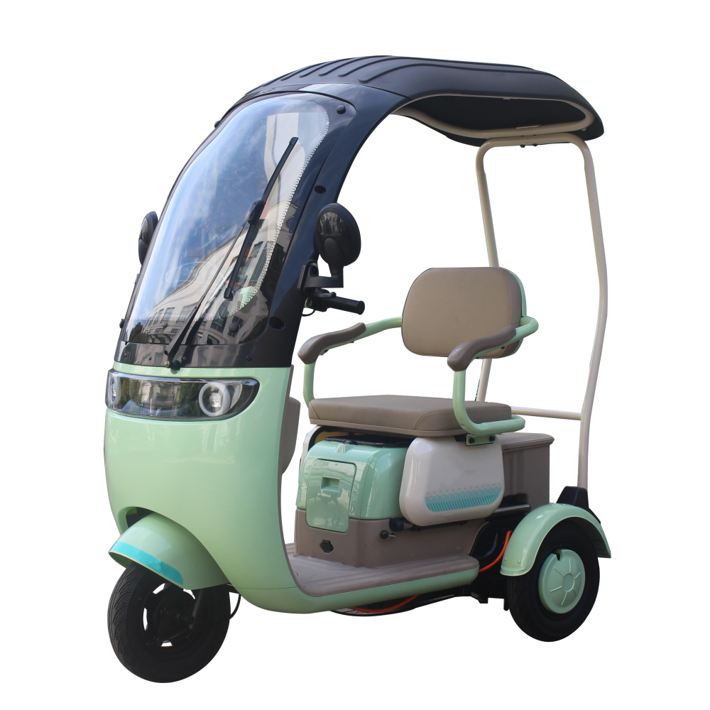 1000W 2000W 72V 20AH Passenger 3 seats with carbine electric tricycle