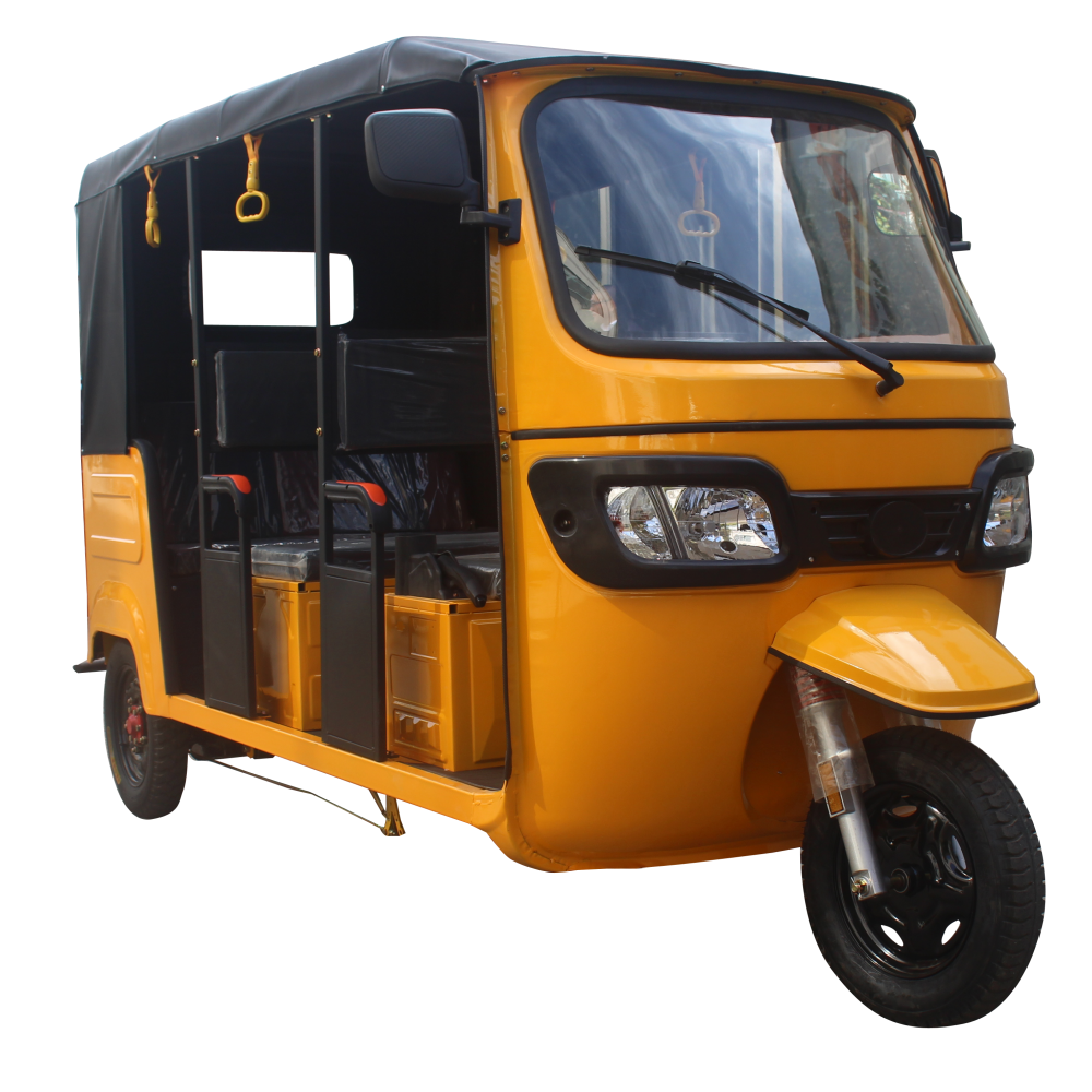 2000W 4000W 72V 100AH Passenger big 6 seats with carbine electric tricycle
