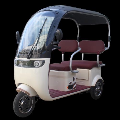1000W 2000W 72V 20AH Passenger 4 seats with carbine electric tricycle